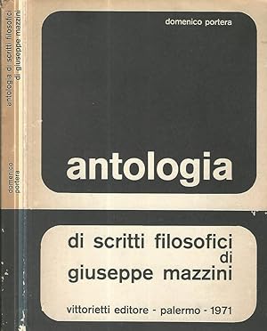 Immagine del venditore per Antologia di scritti filosofici di Giuseppe Mazzini venduto da Biblioteca di Babele