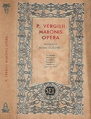 Bild des Verkufers fr P. Vergilii Maronis Opera recensuit, commentariolo et indice instruxit Sixtus Colombo zum Verkauf von Biblioteca di Babele