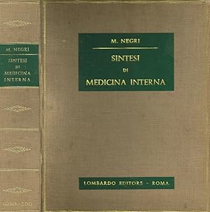 Bild des Verkufers fr Sintesi di medicina interna zum Verkauf von Biblioteca di Babele