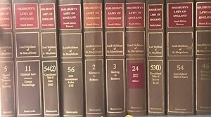 Immagine del venditore per Halsury' s Law of England Vol. 2 - 3 - 5 - 11 - 24 - 46 - 53 ( 1 ) - 54 - 54 ( 2 ) - 56 venduto da Biblioteca di Babele