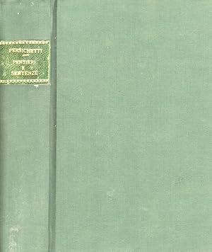 Seller image for Dizionario di pensieri e sentenze D'autori antichi e moderni d'ogni nazione for sale by Biblioteca di Babele