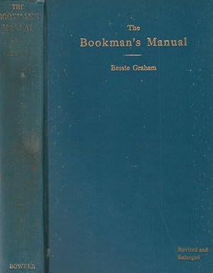 Bild des Verkufers fr The Bookman's Manual A Guide to Literature zum Verkauf von Biblioteca di Babele