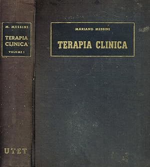 Bild des Verkufers fr Terapia clinica con note sintetiche di diagnostica vol.I zum Verkauf von Biblioteca di Babele