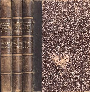 Imagen del vendedor de Dictionnaire universel d' histoire naturelle Tome III - IV - XII ( seconda parte ) a la venta por Biblioteca di Babele