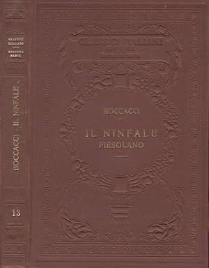 Bild des Verkufers fr Il Ninfale Fiesolano zum Verkauf von Biblioteca di Babele