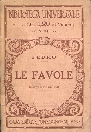 Bild des Verkufers fr Le favole zum Verkauf von Biblioteca di Babele