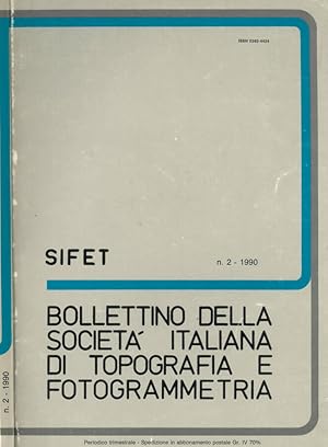 Bild des Verkufers fr Bollettino della Societ Italiana di Topografia e Fotogrammetria 1990 zum Verkauf von Biblioteca di Babele