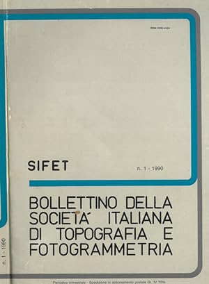 Bild des Verkufers fr Bollettino della Societ Italiana di Topografia e Fotogrammetria 1990 zum Verkauf von Biblioteca di Babele