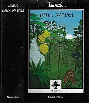 Bild des Verkufers fr Della natura zum Verkauf von Biblioteca di Babele