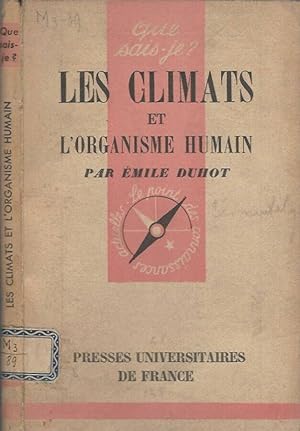 Immagine del venditore per Les Climats et l'organisme humain venduto da Biblioteca di Babele