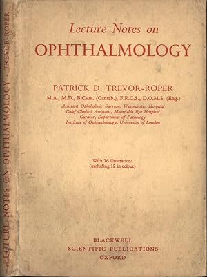 Seller image for Lecture notes on ophthalmology for sale by Biblioteca di Babele