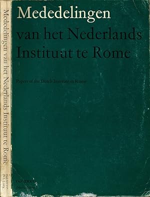 Bild des Verkufers fr Mededelingen van het Nederlends Instituut te Rome Deel XXXVI (Nova series 1) zum Verkauf von Biblioteca di Babele