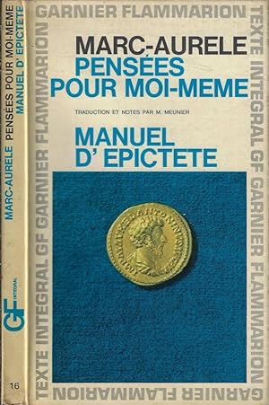 Bild des Verkufers fr Penses pour moi-meme vol I Manuel d'epictete zum Verkauf von Biblioteca di Babele