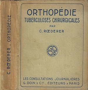 Image du vendeur pour Orthopdie tuberculoses chirurgicales mis en vente par Biblioteca di Babele