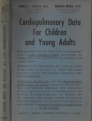 Bild des Verkufers fr Cardiopulmonary data for children and young adults zum Verkauf von Biblioteca di Babele