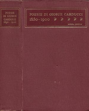 Bild des Verkufers fr Poesie. 1850-1900 zum Verkauf von Biblioteca di Babele