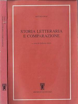 Immagine del venditore per Storia letteraria e comparazione venduto da Biblioteca di Babele