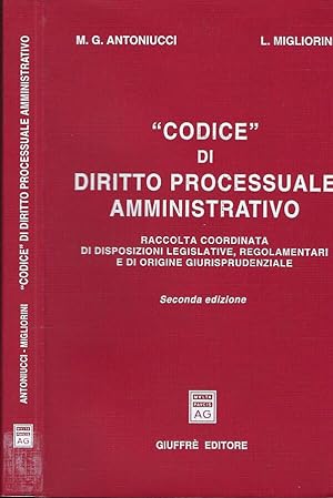 Seller image for Codice di diritto processuale amministrativo for sale by Biblioteca di Babele