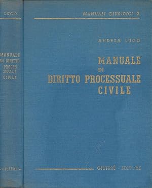 Immagine del venditore per Manuale di Diritto Processuale Civile venduto da Biblioteca di Babele