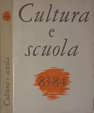 Bild des Verkufers fr Cultura e Scuola Anno XXI n. 83-84 zum Verkauf von Biblioteca di Babele