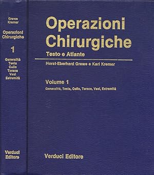 Immagine del venditore per Operazioni chirurgiche Vol. 1 Generalit - Testa - Collo - Torace - Vasi - Estremit venduto da Biblioteca di Babele