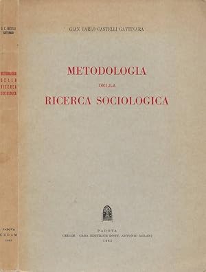 Bild des Verkufers fr Metodologia della ricerca sociologica Corso di Lezioni - Istituto di Sociologia L. Sturzo zum Verkauf von Biblioteca di Babele