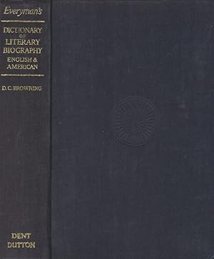 Bild des Verkufers fr Everyman's Dictionary of Literary Biography English & American zum Verkauf von Biblioteca di Babele