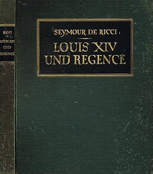 Bild des Verkufers fr Louis XIV und regence Raumkunst und mobiliar zum Verkauf von Biblioteca di Babele