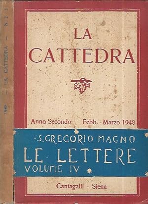 Bild des Verkufers fr Le Lettere La Cattedra Anno secondo Febbraio Marzo 1948 zum Verkauf von Biblioteca di Babele