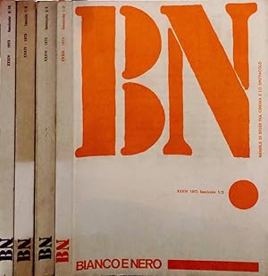 Imagen del vendedor de Bianco e nero Anno XXXIV N 1/2, 3/4, 7/8, 9/10 Mensile di studi sul cinema e lo spettacolo a la venta por Biblioteca di Babele