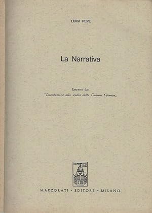 Bild des Verkufers fr La Narrativa Estratto da: "Introduzione allo studio della Cultura Classica" zum Verkauf von Biblioteca di Babele