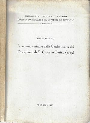 Seller image for Inventario scritture della Confraternita dei disciplinati di S. Croce in Torino (1809) for sale by Biblioteca di Babele