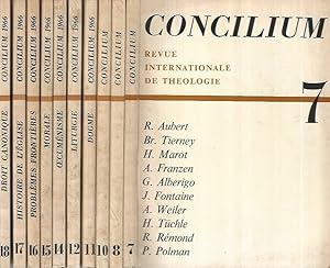 Concilium Anno 1966 n° 7-8-10-11-12-14-15-16-17-18 Concilium, Revue Internationale de Theologie