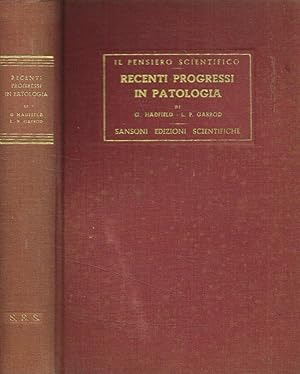 Seller image for Recenti progressi in patologia for sale by Biblioteca di Babele