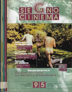 Bild des Verkufers fr Segnocinema Anno XIX N 95, 97, 98, 99, 100 Rivista cinematografica bimestrale zum Verkauf von Biblioteca di Babele