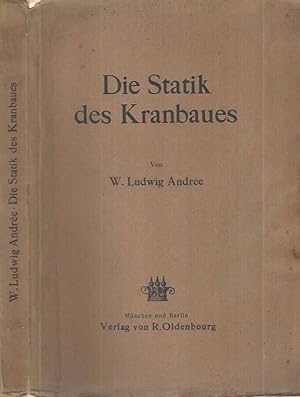 Seller image for Die statik des kranbaues for sale by Biblioteca di Babele