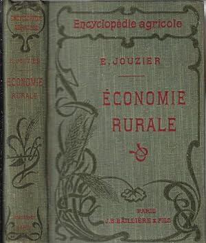 Bild des Verkufers fr Economie rurale zum Verkauf von Biblioteca di Babele