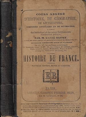 Seller image for Abrg de l'histoire de France Depuis les gaulois jusqu'a nos jours for sale by Biblioteca di Babele