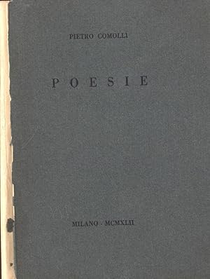 Imagen del vendedor de Poesie a la venta por Biblioteca di Babele
