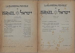 Bild des Verkufers fr La rassegna mensile di Israel Vol. XV N. 8-9, 10 zum Verkauf von Biblioteca di Babele