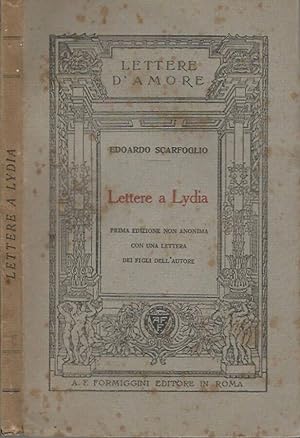 Bild des Verkufers fr Lettere a Lydia zum Verkauf von Biblioteca di Babele