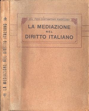 Bild des Verkufers fr La mediazione nel diritto italiano zum Verkauf von Biblioteca di Babele