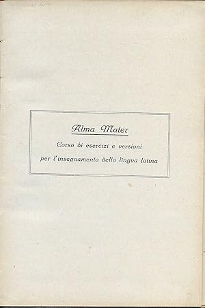 Imagen del vendedor de Alma Mater Volume secondo, La morfologia regolare e irregolare a la venta por Biblioteca di Babele