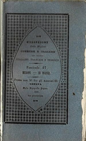 Bild des Verkufers fr Merope zum Verkauf von Biblioteca di Babele