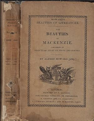 Bild des Verkufers fr The beauties of Mackenzie Consisting of selections from his prose and poetry zum Verkauf von Biblioteca di Babele