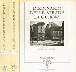 Immagine del venditore per Dizionario delle strade di Genova vol.I, IV venduto da Biblioteca di Babele