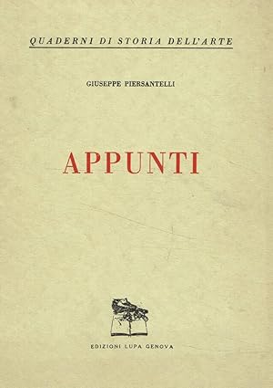 Seller image for Appunti for sale by Biblioteca di Babele