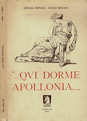 Seller image for qui dorme Apollonia for sale by Biblioteca di Babele