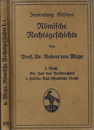 Bild des Verkufers fr Romische rechtsgeschichte I Buch Die Zeit des Volksrechtes zum Verkauf von Biblioteca di Babele