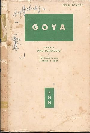 Imagen del vendedor de Goya a la venta por Biblioteca di Babele